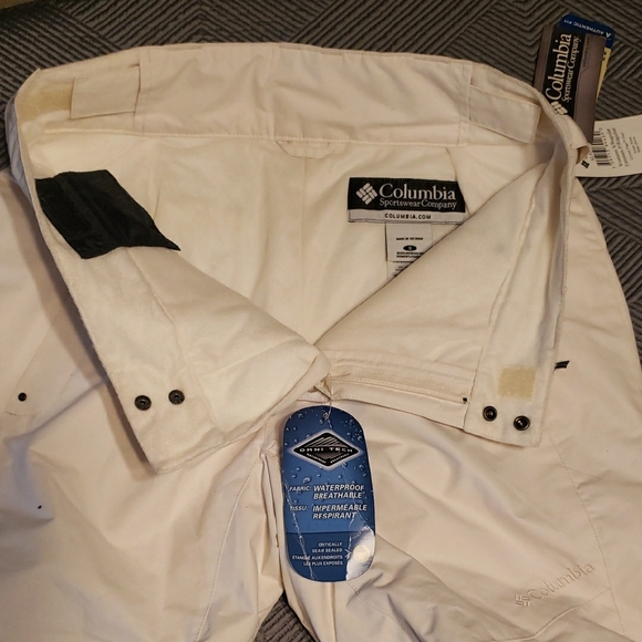 Columbia small cream snow pants - Picture 5 of 10